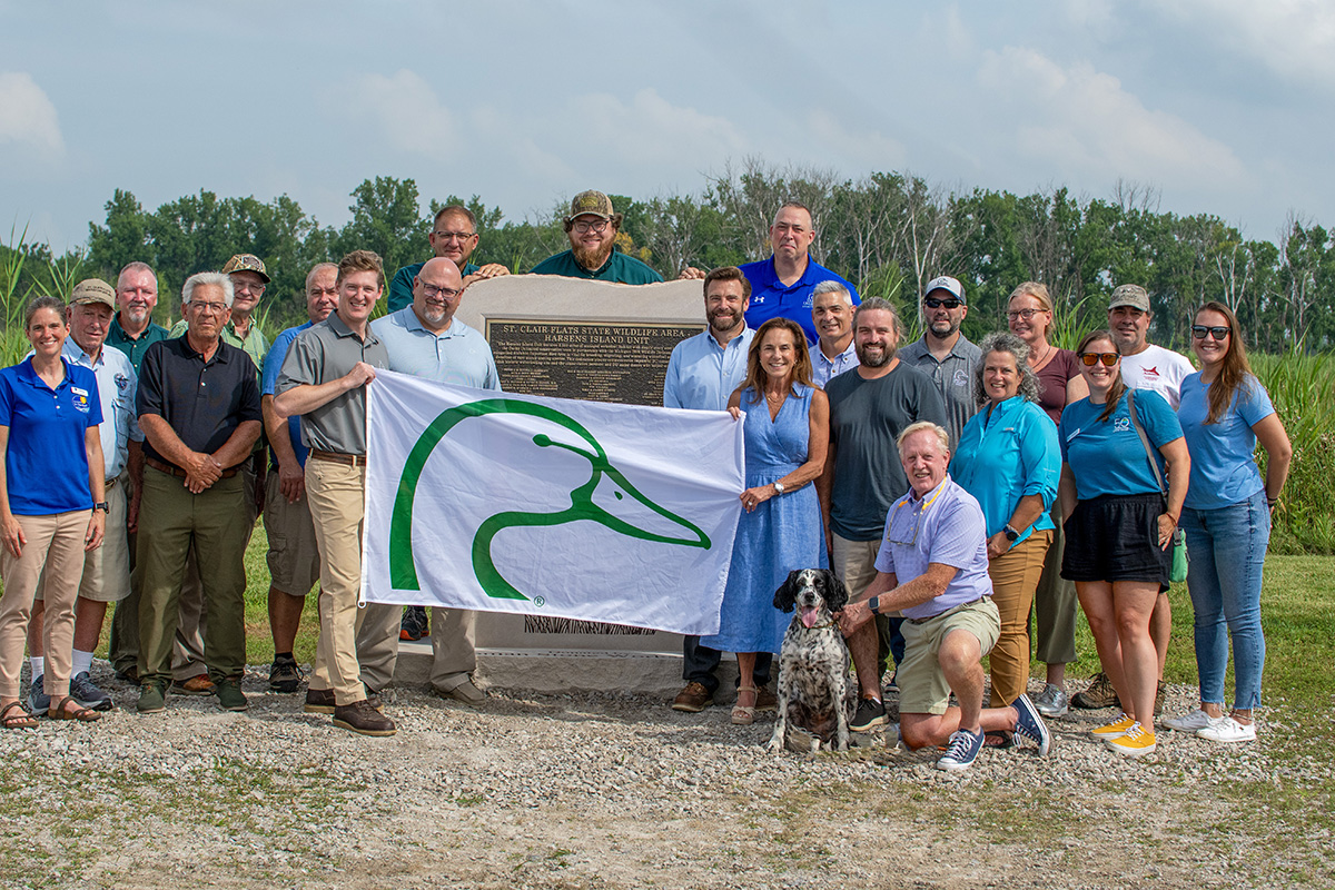 Image for U.S. Rep. Lisa C. McClain Tours Ducks Unlimited Conservation Projects at Harsens Island     