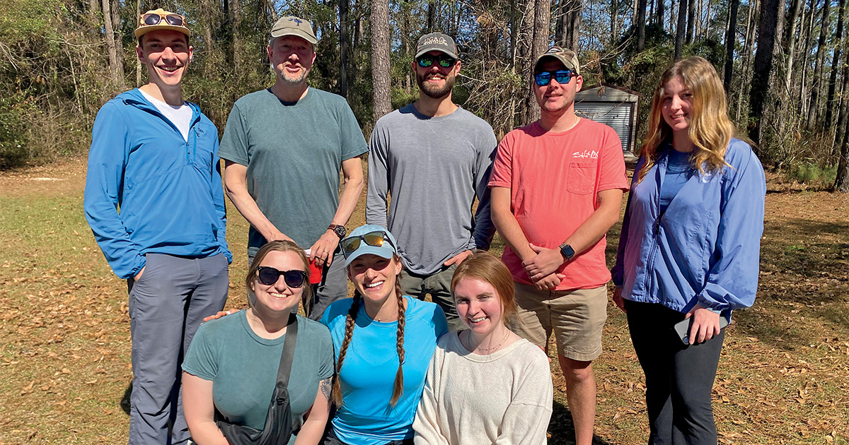 Some of the recent “duck fellows” and UGA faculty. Photo courtesy of University of Georgia