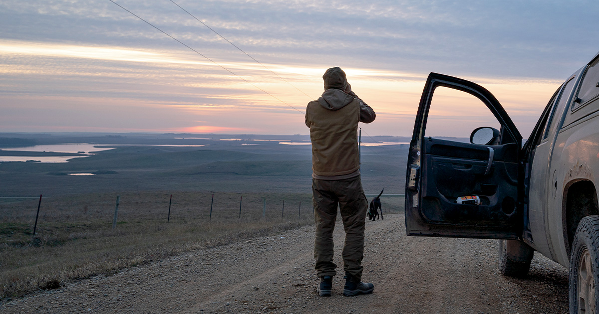 Scouting. Photo by Clayton Holmes