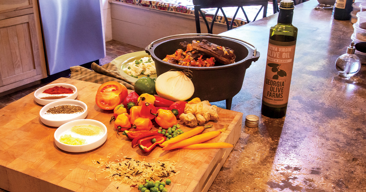 Jamaican Stewed Duck ingredients. Photo by John Hoffman, DU