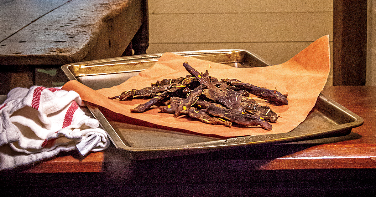 Anything-But-Merg Jerky. Photo by John Hoffman, DU