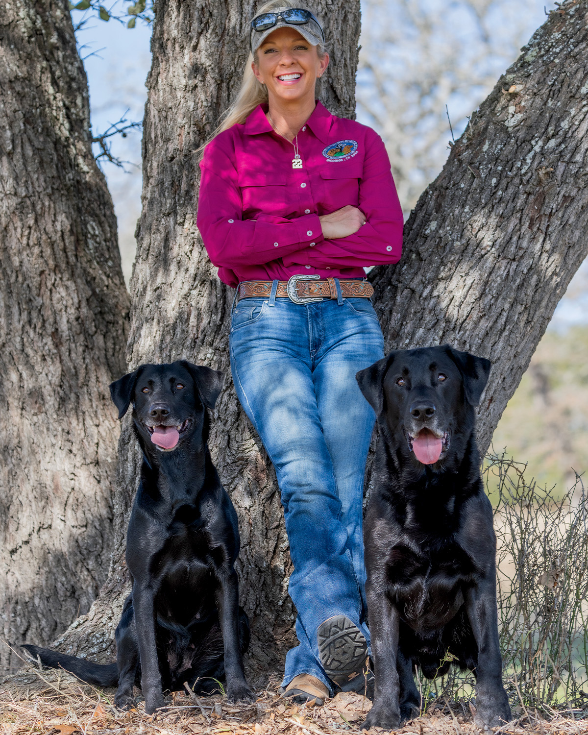 Retriever trainer Lauren Hays. Photo by Todd J. and Nancy Steele