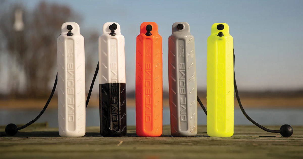 Dive Bomb Dog Bumpers. Photo courtesy of Dive Bomb Industries