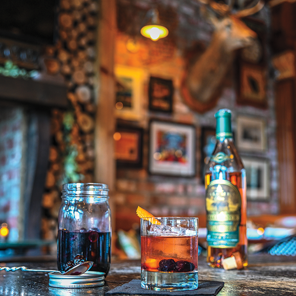 Straight Lake Smoky Old Fashioned